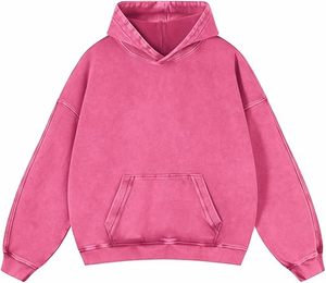 High Quality Oversized Acid Wash <b>Hoodie</b> Men Women Vintage Cotton Streetwear Pullover Preppy <b>Lightweight</b> <b>Hoodies</b> Winter - Product Image 1