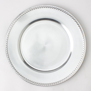 Bandeja de acero inoxidable, plato redondo indio para servir comida, plato para frutas, plato bajo para cena y oferta - Product Image 3