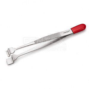 Special Stainless steel tweezers for picking up filter papers, cover slips and other flat objects. - Product Image 1
