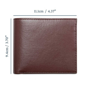 Portefeuille homme en cuir moderne, fin, minimaliste, anti-RFID, fournisseur en gros, OEM, export mondial, mode, à vendre - Product Image 6