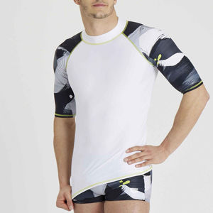 Camiseta Deportiva de Manga Corta para Hombre, de Secado Rápido, Compresión, para Entrenamiento, Personalizable, para Gimnasio - Product Image 1