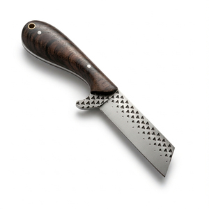 Cuchillo de Acero al Carbono para Cortar Heno, Mango de Madera Resistente, Cuchillo Utilitario Premium para Exteriores, Hoja de Acero al Carbono Forjada a Mano, Fuerte y Duradero - Product Image 1