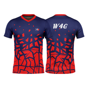Camiseta Personalizada Ecológica con Estampado por Sublimación, de Secado Rápido, Cuello en V, Manga Corta, Diseño Sólido, Tejido Transpirable - Product Image 3