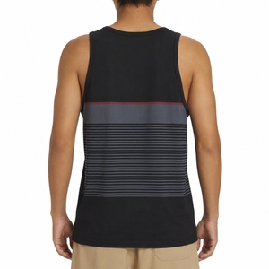 Débardeur de sport premium rayé pour homme, sans manches, séchage rapide, décontracté, été - Product Image 2