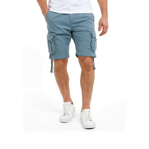 Pantalones Cortos Cargo Ligeros de Verano para Hombre al por Mayor, Diseño Personalizado, Rectos, de Algodón y Poliéster, de Cintura Media, Tejidos con Bolsillos - Product Image 2
