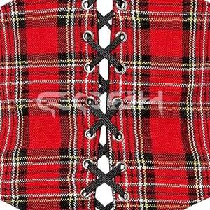 Ceinture Corset de Qualité Supérieure à Carreaux Rouges pour Entraînement de la Taille |   Achetez maintenant - Product Image 5