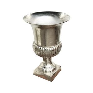 Ensemble de 2 vases à fleurs en aluminium doré, lourds et personnalisés, pour la décoration de la maison et du jardin, pots à fleurs pour les centres de table d'événements et de mariages - Product Image 6