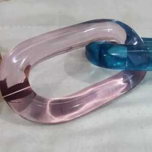 Modelo Moderno de Eslabones de Cadena Hechos a Mano en Resina para Decoración de Mesa y Pared en Sala de Estar y Dormitorio, Decoración para el Hogar Económica - Product Image 2