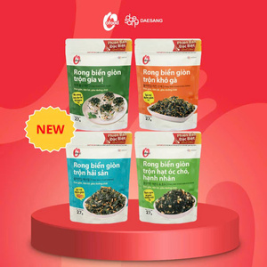 Algues croustillantes mélangées à des noix et des amandes – O'Food 40g, flocons d'algues coréens assaisonnés, garniture pour riz prête à consommer, haute qualité - Product Image 5