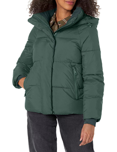Long Sleeve Fashion Coat Winter Wear Women's Puffer Jacket Breathable Windproof With Hooded Warmth Comfortable For Cold Weather - Product Image 6