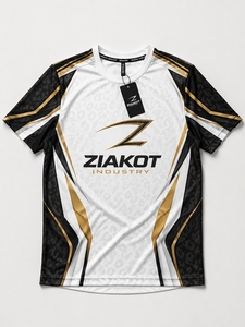 เสื้อยืด ZIAKOT รุ่นใหม่ ออกแบบใหม่สำหรับผู้ชาย สีแดง ขาว-ฟ้าอ่อน เน้นประสิทธิภาพการเล่น - Product Image 2
