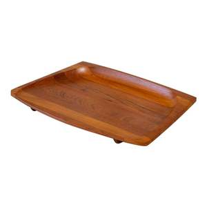 Plateau de service rectangulaire en bois d'acacia, artisanal, moderne, écologique, compatible lave-vaisselle, prix de gros, pour la maison et la cuisine - Product Image 3