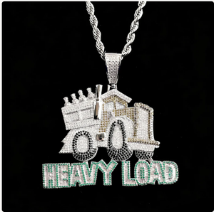 Heavy Load Ice Out Truck Pendant Moissanite Diamonds Iced Out <b>Jewelry</b> <b>Charm</b> Luxury Wholesale Pendant - Product Image 6