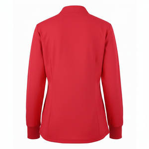 Chaqueta de Enfermera de Tela Elástica Cómoda al por Mayor para Mujer, con Cremallera Frontal, Abrigo Térmico Médico, Uniformes de Hospital, Chaquetas Quirúrgicas - Product Image 3