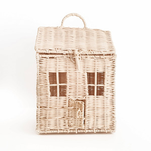 Cesta de juguetes de ratán para niños pequeños, la mejor oferta, cestas tejidas a mano, cesta de almacenamiento para niños, suministro de fábrica - Product Image 3