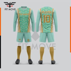 Uniformes de Fútbol Transpirables de Talla Grande, 100% Poliéster, Secado Rápido, Colores y Logotipos Personalizables, Material Duradero de Alta Calidad, Paquete Económico - Product Image 4