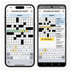 Aplicación de crucigramas Royalcraft – Juego de rompecabezas de palabras, entrenamiento cerebral, desafíos diarios y mejora del vocabulario IOS/Android y MAC - Product Image 3