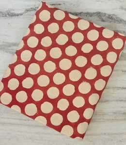 Tissu 100 % coton imprimé à la main, écologique et respirant pour robes, sacs, rideaux - Motifs traditionnels légers à côtes - Product Image 1