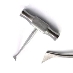 Elevador dental Cryer Barry de alta calidad, curvado a la izquierda, de acero inoxidable, reutilizable, instrumento para extracción de raíces, certificado CE - Product Image 1