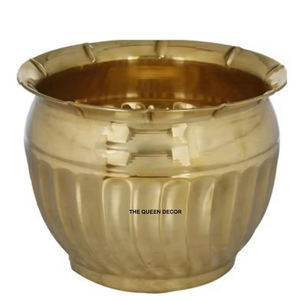 Macetas Metálicas Decorativas para Hogar y Jardín, Diseño Artesanal, Macetas Colgantes Doradas para Balcón y Sala de Estar - Product Image 2