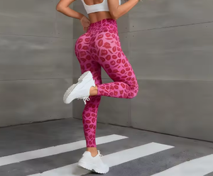 Leggings sexys de cintura alta con estampado para mujer, pantalones de yoga, mallas de ejercicio con efecto levanta glúteos, leggings de fitness para yoga, ropa para gimnasio y correr - Product Image 6