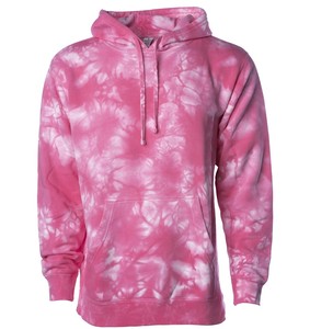 Sweat-shirt à capuche pour homme STANCO, tendance, en molleton coton/polyester respirant, coupe classique, 350g, tie-dye, logo personnalisé sur le devant - Product Image 4