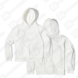 เสื้อฮู้ดดี้ผ้าฟลีซสีขาวพรีเมียมแบบยูนิเซ็กซ์ เนื้อผ้าคอตตอนผสมนุ่มสบาย มีกระเป๋า ดีไซน์วินเทจ รักษ์โลก ทรงโอเวอร์ไซส์ เหมาะสำหรับใส่ในฤดูหนาว สไตล์สตรีทแวร์ - Product Image 6