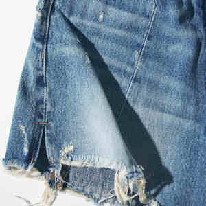 Shorts en jean pour femme 2026 – Nouveauté été, coupe droite unie avec poches, en coton, style Y2K, bleu, avec poches cargo et effet enveloppant - Product Image 2