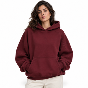 Sudadera con capucha extragrande para mujer que proporciona movimiento cómodo, tela de primera calidad y ajuste espacioso para un estilo de vida informal y ropa de ocio. - Product Image 1