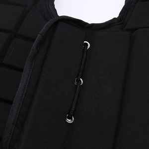 Unisex Lightweight Equestrian Safety Vest Sleeveless Black Neoprene Breathable Mesh Design with Adjustable Straps - Product Image 2