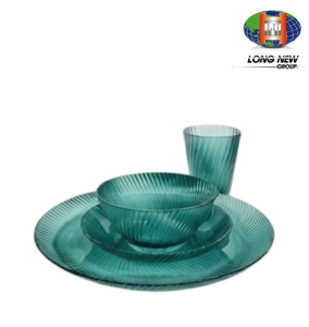LONGNEW Ensemble de vaisselle réutilisable personnalisé en PET |   Vaisselle en plastique durable de Taïwan pour un usage quotidien - Product Image 2
