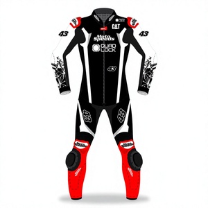 Traje de Carreras MotoCP <span class=keywords><strong>Jack</strong></span> Miller, Traje de Motociclista de Cuero de Vaca/<span class=keywords><strong>Canguro</strong></span> Rucati, Mono de Motociclista para Pista/Conducción, Nivel 2 CE Pro - Product Image 2