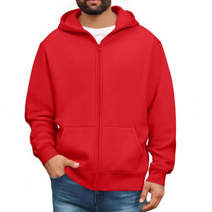 Custom Mens <b>Zip</b> Hoodie Manufacturer Cotton Fleece Private Label OEM Wholesale Export Apparel Supplier - Product Image 5