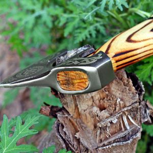 Tomahawk Hatchet Premium Viking <b>Axe</b> High Carbon Steel Tool <b>Wooden</b> Handle Industrial Grade 3-Year Warranty Wholesale OEM High <b>Axe</b> - Product Image 5