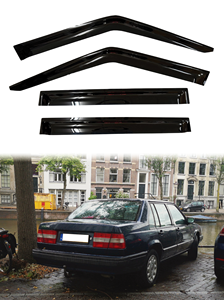 Protectores de Ventana para Auto VOLVO 940 960 1990-1998, Juego de 4 Piezas de PMMA Acrílico, 20 Piezas con Doble Adhesivo, Protección y Decoración - Product Image 2