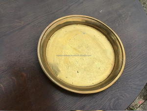 ถาดทองเหลืองสำหรับเสิร์ฟกาแฟร้านอาหารโรงแรมถาดเสิร์ฟอาหารและของว่างพร้อมที่จับ - Product Image 5