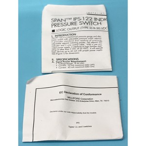 สวิตช์แรงดัน Millipore GA0002853916 - อุปกรณ์และอะไหล่เซมิคอนดักเตอร์ระดับโลกที่เชื่อถือได้ - Product Image 4