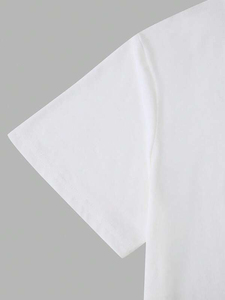 เสื้อยืดโอเวอร์ไซส์สไตล์ฮิปฮอป ผ้าฝ้าย 100% แขนสองชั้น ใส่สบาย พิมพ์ลาย DTG สีซีดแบบวินเทจ สำหรับผู้ชายและผู้หญิง - Product Image 6