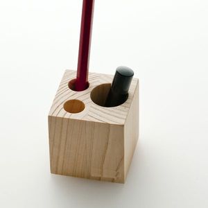 Handmade <b>Wooden</b> Pen Holder Natural Wood <b>Desk</b> Organizer for Pens Pencils Office School Study Table Home and Workspace Decor - Product Image 1