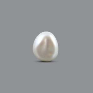 Perle d'eau douce Keshi en vrac, 4 carats, qualité AA, forme pomme de terre, pierre précieuse blanche pour bijoux fins - Product Image 2