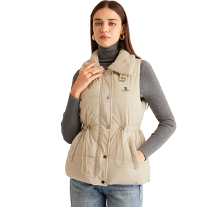 Custom Lightweight Waistcoat Warm Bubble Packable Sleeveless <b>Jacket</b> Plus Size Winter Woman <b>Duck</b> <b>Down</b> Cotton Outerwear Fit Solid - Product Image 1