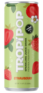 Tropipop 330ml Bebida Carbonatada Sin Azúcar con Sabor a Fresa, Sandía y Piña, Muestra Gratis, Diseño OEM Disponible - Product Image 3