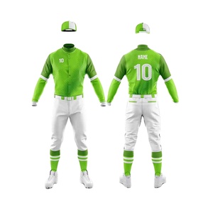 Wholesale Custom Team Set 100% Polyester Breathable Quick Dry Jersey <b>Pants</b> Elastic Waist Digital Printed Baseball Uniform - Product Image 5