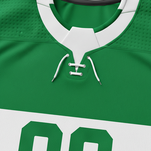 Último Diseño Original de Camiseta de Hockey sobre Hielo Unisex Personalizada con Nombre y Número del Equipo, Alta Calidad, 100% Poliéster, Malla Transpirable, Cuello en V - Product Image 4