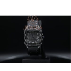 Montre en diamant moissanite de qualité supérieure pour les occasions professionnelles, les événements formels et les cadeaux haut de gamme, disponible à prix d'exportation - Product Image 1
