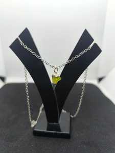 Cheap Price 18k Gold Plated Raw Gemstone Chain Necklace Peridot Quartz Design for Everyday Wear Trusted Supplier Gift For Wife - Product Image 1