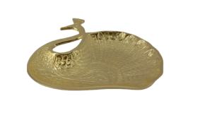 24 Carat Gold Plated Serving Bowl Gift <b>Item</b> Bowl with Spoon Unique Design Gold Dry Fruit Bowl Home and Table <b>Decor</b> - Product Image 5