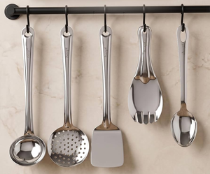 Cuillère de cuisine en acier inoxydable de qualité supérieure, ustensile de cuisine écologique et à prix bas - Product Image 1