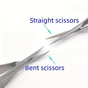 Tijeras para Cutículas Rectas de Acero Inoxidable Spring Beauty, Duraderas, para Diestros, para Cejas y Microcorte - Product Image 3
