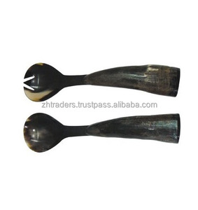 Cuchara de Cuerno de Vaca Pulida a Mano, Artesanía India Ecológica, Grado Alimenticio, Uso Diario Natural, Venta al por Mayor para Bodas - Product Image 2